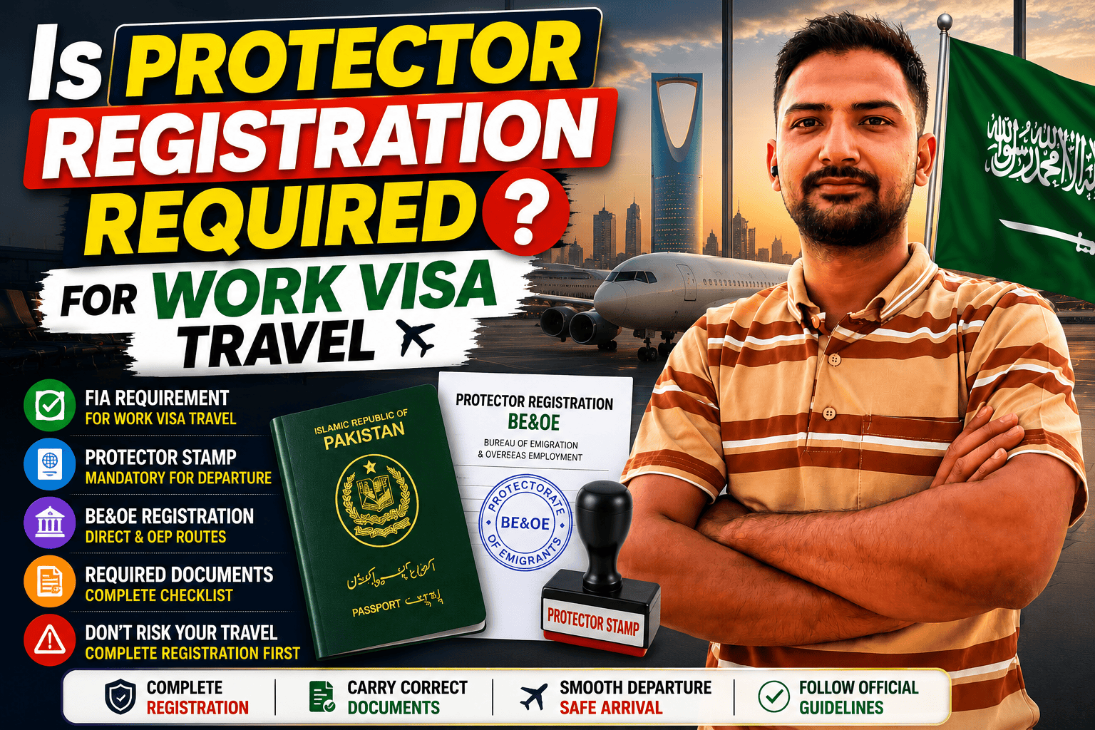 Is Protector Registration Required for Work Visa Travel