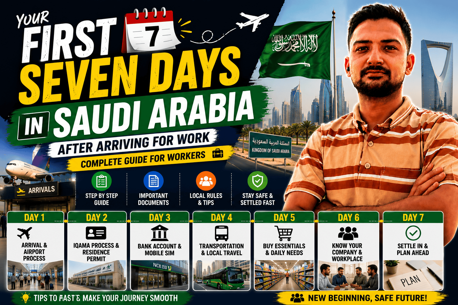 Your First Seven Days in Saudi Arabia After Arriving for Work