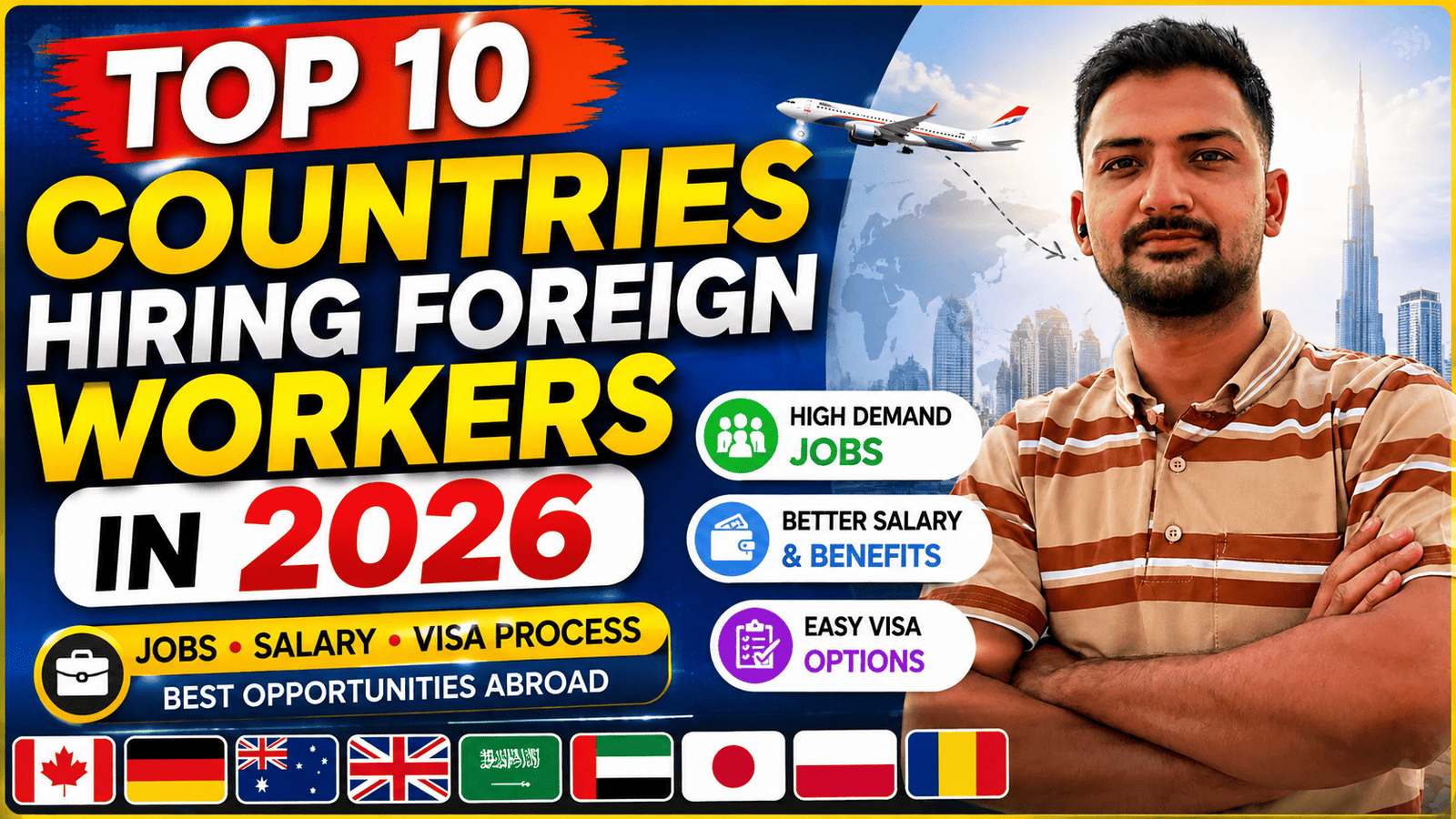 Top 10 Countries Hiring Foreign Workers in 2026