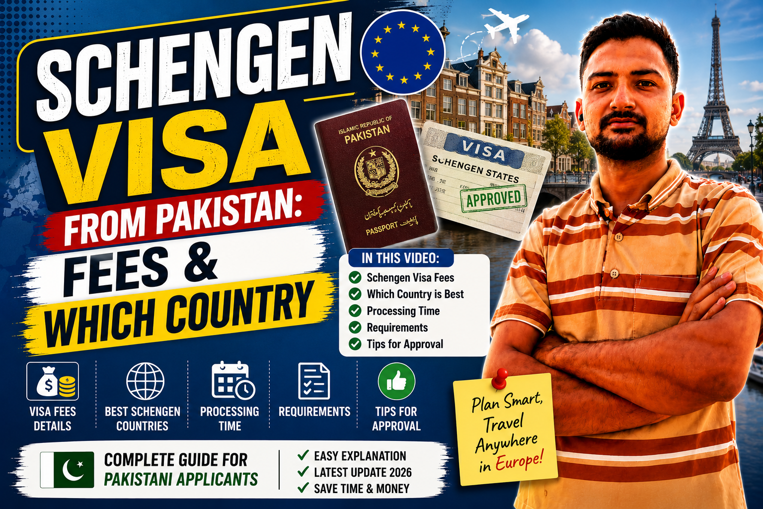 Schengen Visa From Pakistan: Fees & Which Country